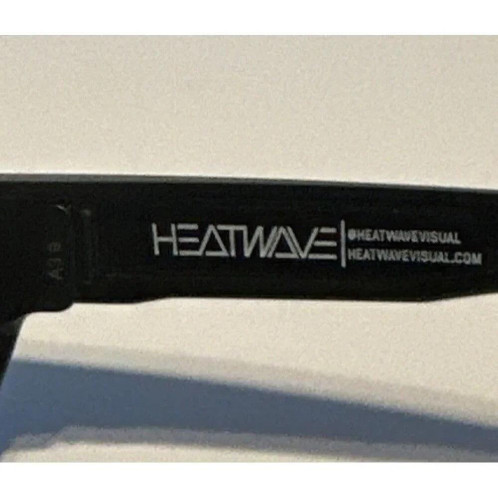 Heat Wave Visual Performance Vise Sunglasses - Black Frame / Blue Mirror Z87+